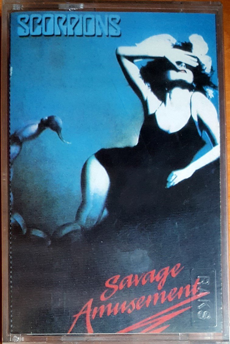 SCORPIONS - SAVAGE AMUSEMENT (1988) KENT KASET SIFIR