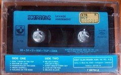 SCORPIONS - SAVAGE AMUSEMENT (1988) KENT KASET SIFIR