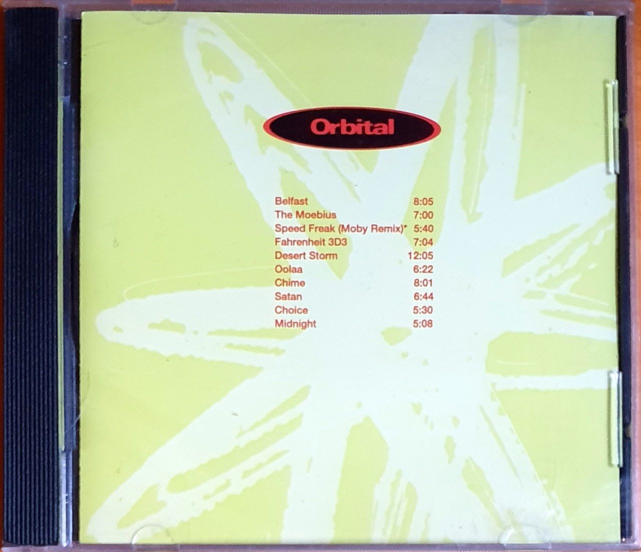 ORBITAL - ORBITAL (1991) - CD FFRR 2.EL
