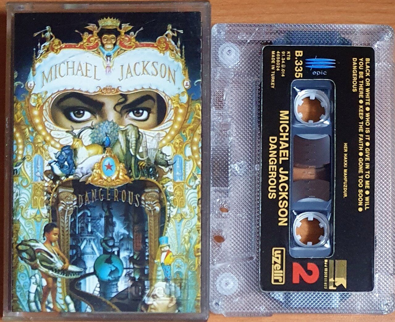 MICHAEL JACKSON - DANGEROUS (1991) - KASET UZELLİ 2.EL