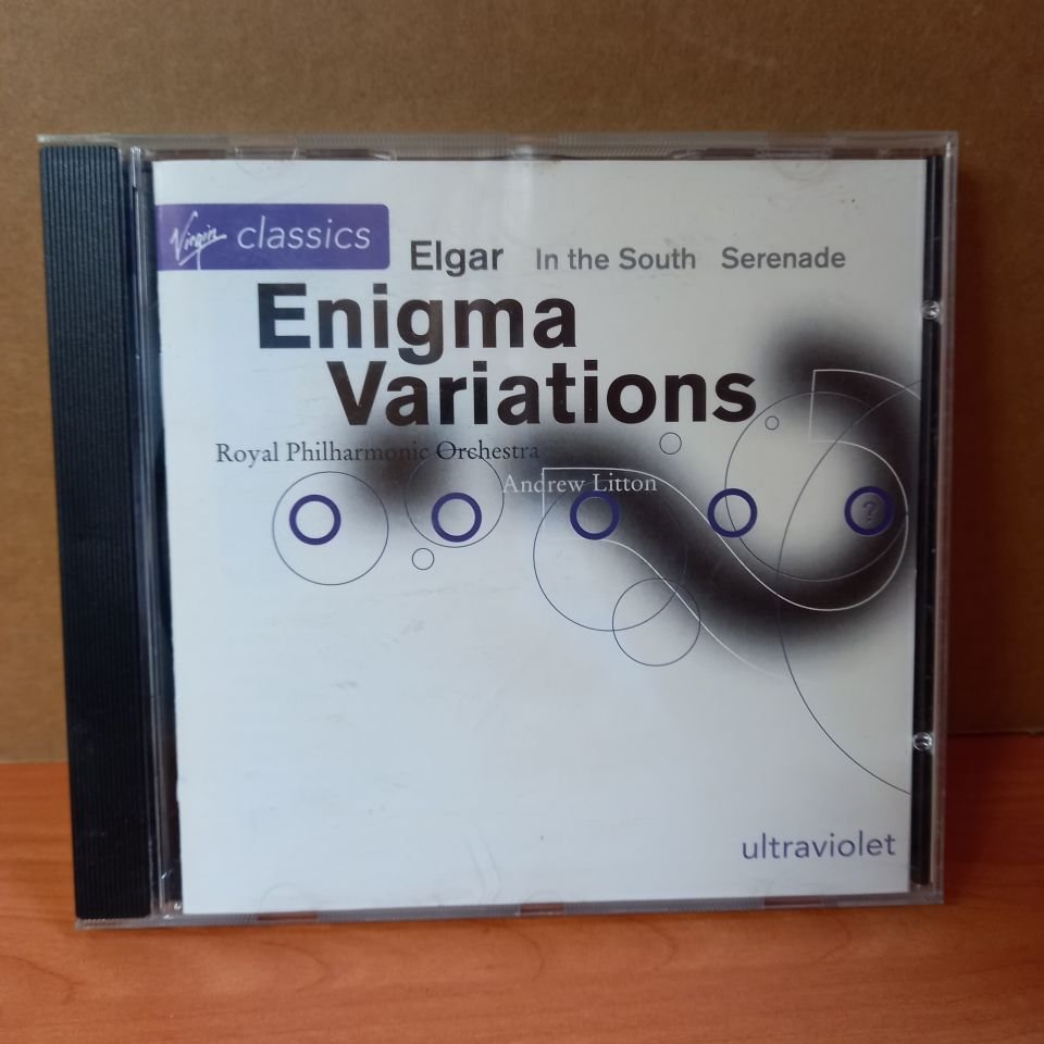ELGAR - ENIGMA VARIATONS / IN THE SOUTH, SERENADE, ROYAL PHILHARMONIE ORCEHSTRA, ANDREW LITTON - CD 2. EL