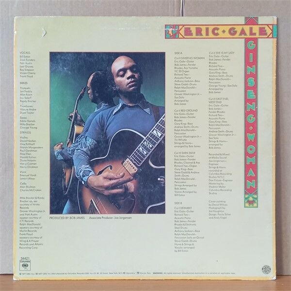 ERIC GALE – GINSENG WOMAN (1977) - LP 2. EL PLAK