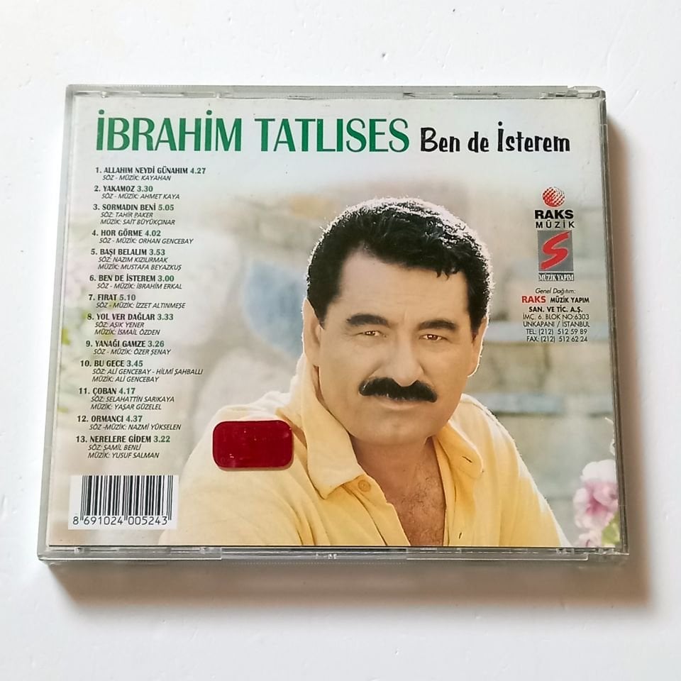 İBRAHİM TATLISES - BEN DE İSTEREM - CD 2.EL