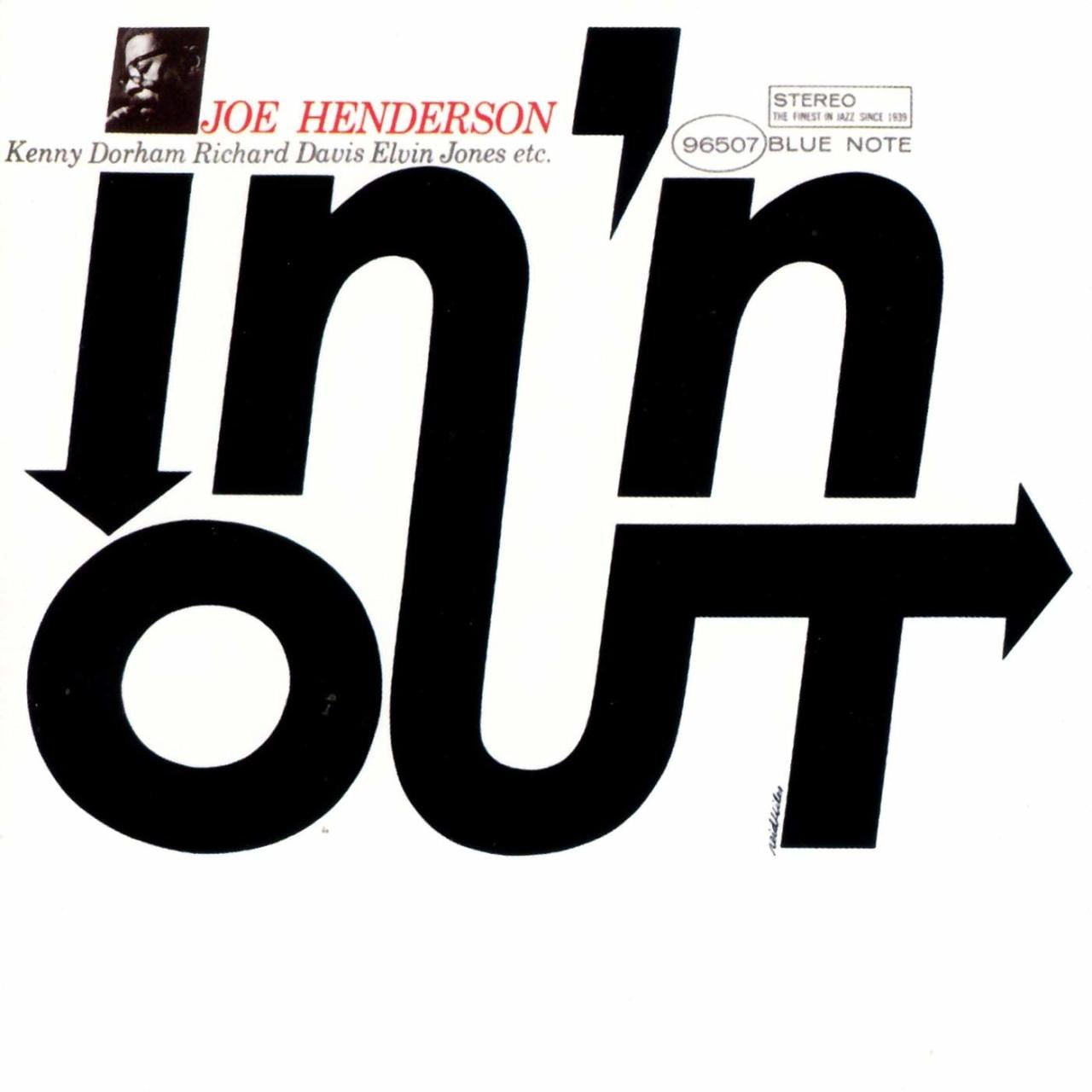 JOE HENDERSON - IN 'N OUT (1965) - LP BLUE NOTE REISSUE SIFIR PLAK