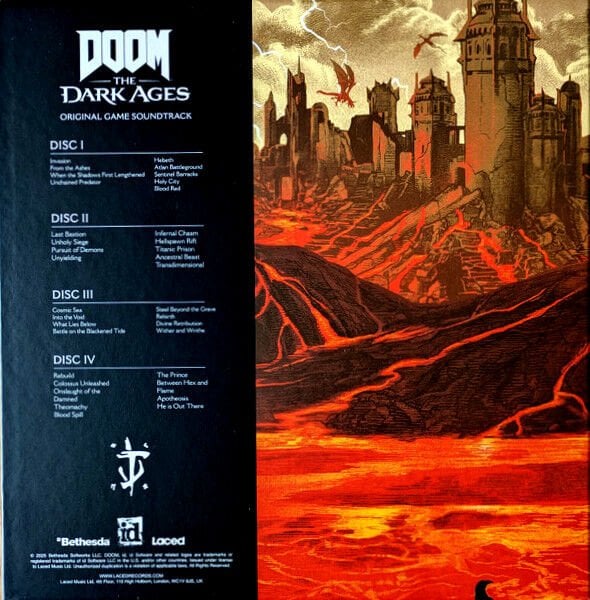 DOOM / THE DARK AGES - SOUNDTRACK / MUSIC BY FINISHING MOVE (2025) - 4LP BOX SET SIFIR PLAK