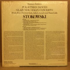 GLAZUNOV VIOLIN CONCERTO POLOVTSIAN DANCES STOKOWSKI 2.EL PLAK