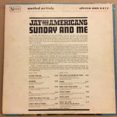 JAY & THE AMERICANS - SUNDAY AND ME (1966) 2.EL PLAK