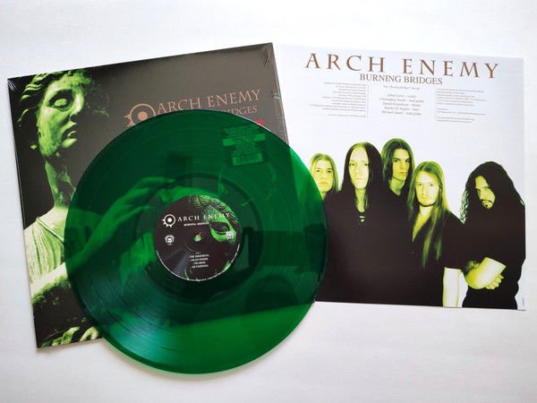 ARCH ENEMY – BURNING BRIDGES (1999) - LP 2023 REISSUE YEŞİL RENKLİ SIFIR PLAK