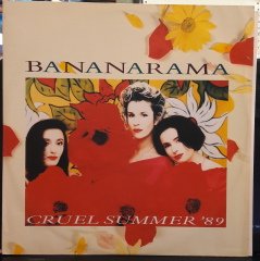 BANANARAMA - CRUEL SUMMER '89 (1989) - 12'' MAXI SINGLE VINYL PLAK 2.EL