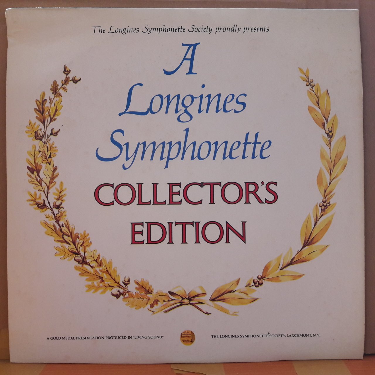 A LONGINES SYMPHONETTE COLLECTOR'S EDITION - PAUL WHITEMAN - THIS IS MY AMERICA - PLAK 2.EL