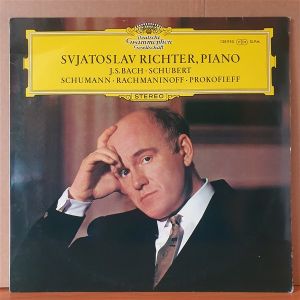 SVJATOSLAV RICHTER / J.S. BACH, SCHUBERT, SCHUMANN, RACHMANINOFF, PROKOFIEFF (1965) - LP 2.EL PLAK