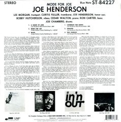 JOE HENDERSON - MODE FOR JOE (1966) - LP BLUE NOTE 2014 EDITION SIFIR PLAK