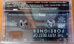 FOREIGNER - THE VERY BEST OF CASSETTE MADE IN TURKEY ''NEW''