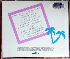 MUSIC FROM THE TELEVISION SERIES MIAMI VICE / JAN HAMMER, GLENN FREY, PHIL COLLINS, TINA TURNER (1985) MCA RECORDS CD 2.EL