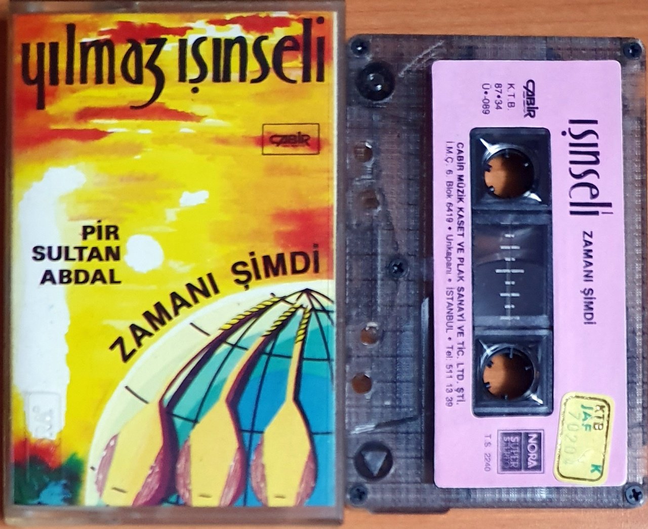 YILMAZ IŞINSELİ - ZAMANI ŞİMDİ (1987) - KASET CABİR MÜZİK 2.EL