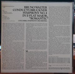 BRUCKNER: SYMPHONY NO.4, COLUMBIA SYMPHONY ORCHESTRA, BRUNO WALTER - PLAK 2.EL