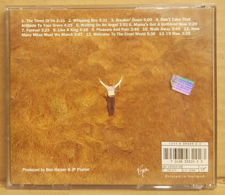 BEN HARPER - WELCOME TO THE CRUEL WORLD (1994) - CD ALTERNATIVE FOLK ROCK 2.EL