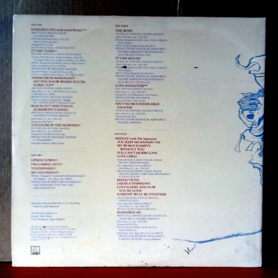 DIANA ROSS – ALL THE GREAT HITS (1981) - 2LP 2.EL PLAK