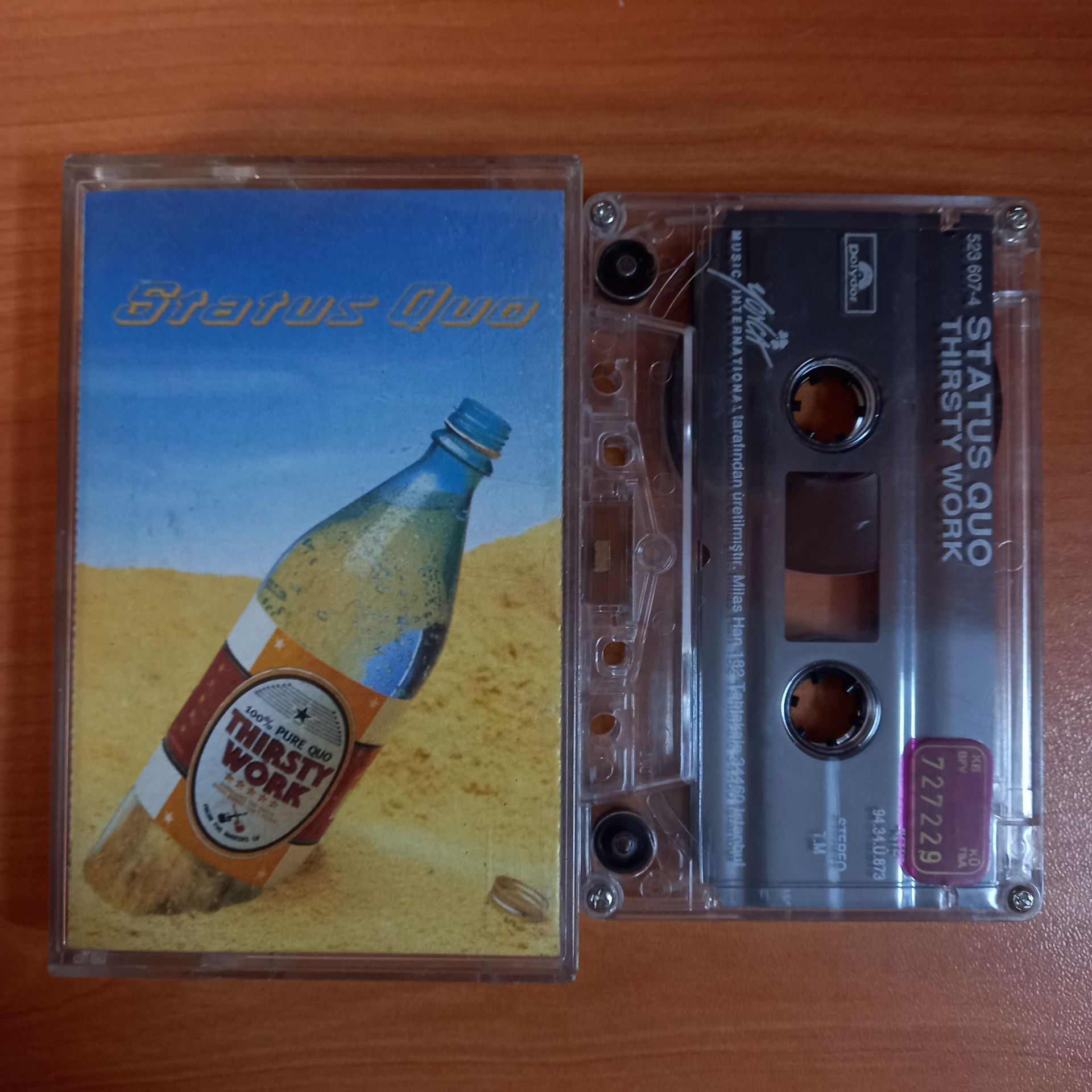 STATUS QUO - THIRSTY WORK  (1994) - KASET 2.EL