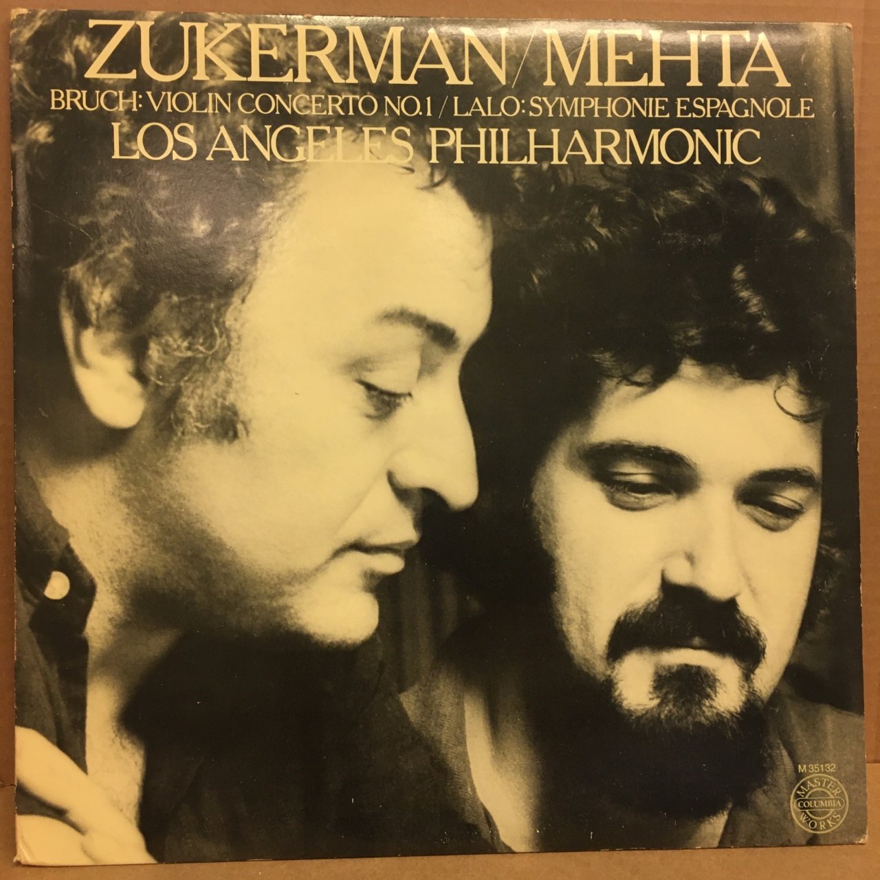 BRUCH VIOLIN CONCERTO LALO ESPAGNOLE PINCHAS ZUKERMAN ZUBIN MEHTA 2.EL PLAK