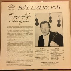 EMERY AND HIS VIOLIN OF LOVE - PLAY, EMERY, PLAY (1961) MONO 2.EL PLAK