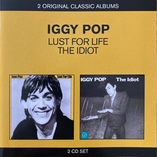 IGGY POP – LUST FOR LIFE / THE IDIOT (1990) - 2CD REISSUE JEWEL CASE AMBALAJINDA SIFIR
