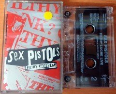 SEX PISTOLS - FILTHY LUCRE LIVE CASSETTE MADE IN HOLLAND ''USED''