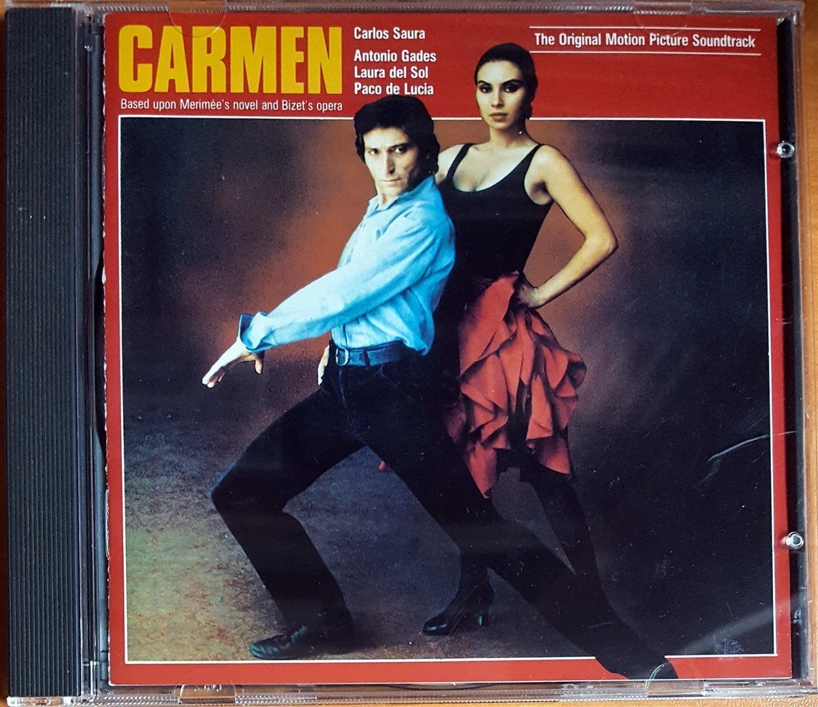 CARMEN SOUNDTRACK / BIZET, PACO DE LUCIA, ANTONIO SOLERA, ANTONIO GADES, BANDA POPULAR (1983) POLYDOR CD 2.EL