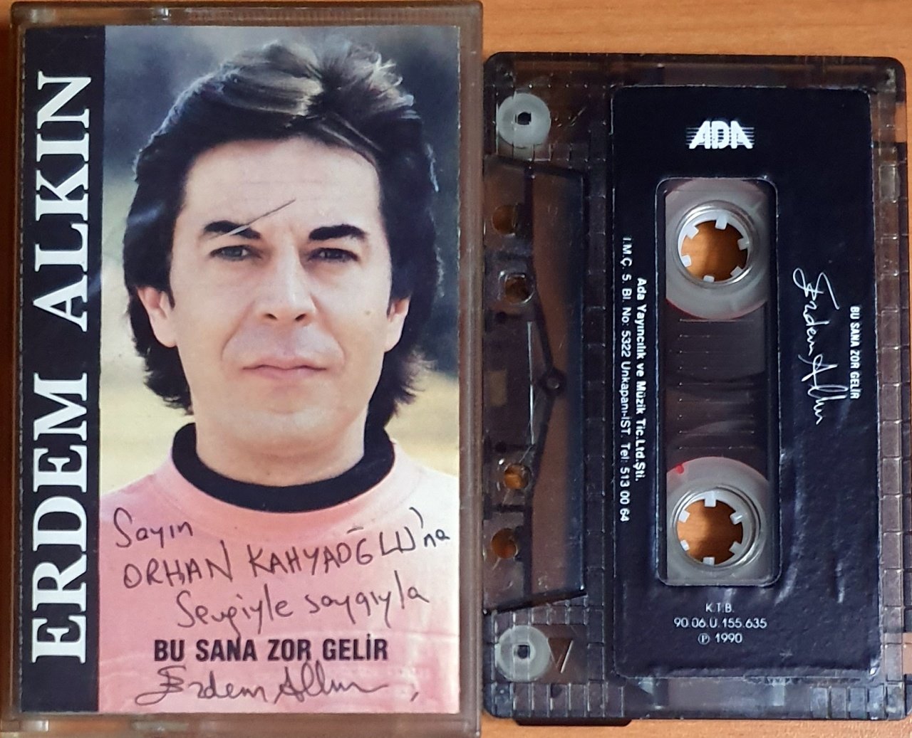 ERDEM ALKIN - BU SANA ZOR GELİR (1990) - KASET ADA MÜZİK 2.EL