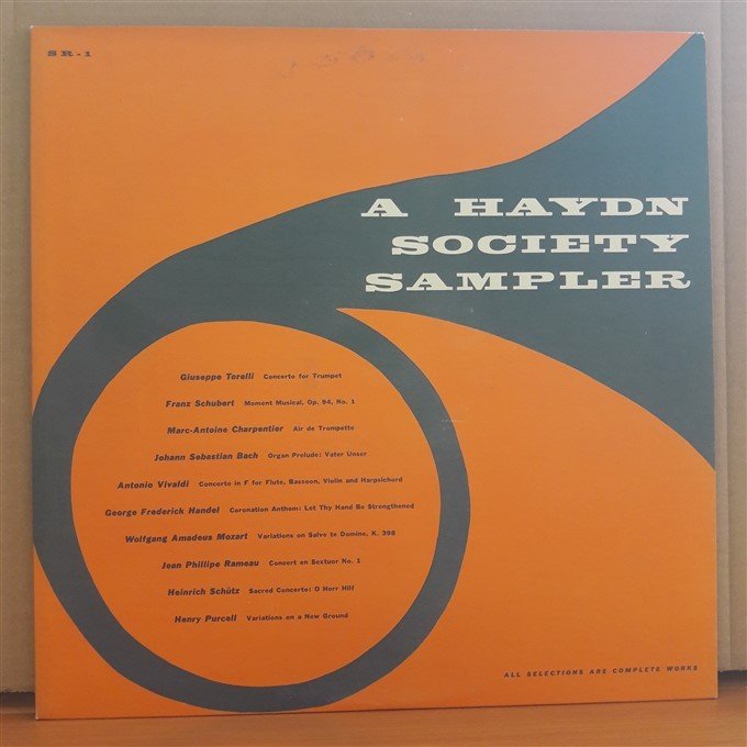 A HAYDN SOCIETY SAMPLER (1957) - LP 2.EL PLAK