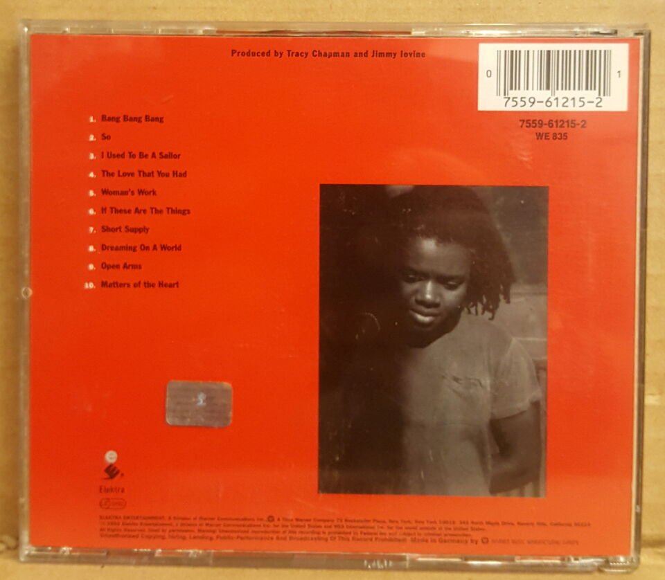 TRACY CHAPMAN - MATTERS OF THE HEART (1992) - CD 2.EL