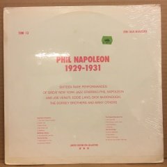 PHIL NAPOLEON 1929-1931 EARLY JAZZ SIFIR PLAK