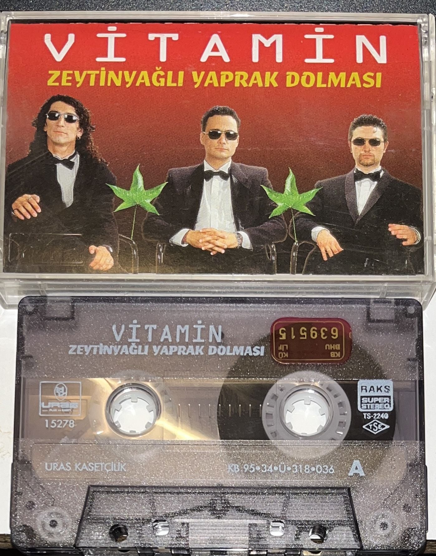 GRUP VİTAMİN - ZEYTİNYAĞLI YAPRAK DOLMASI  (1995) - KASET 2.EL