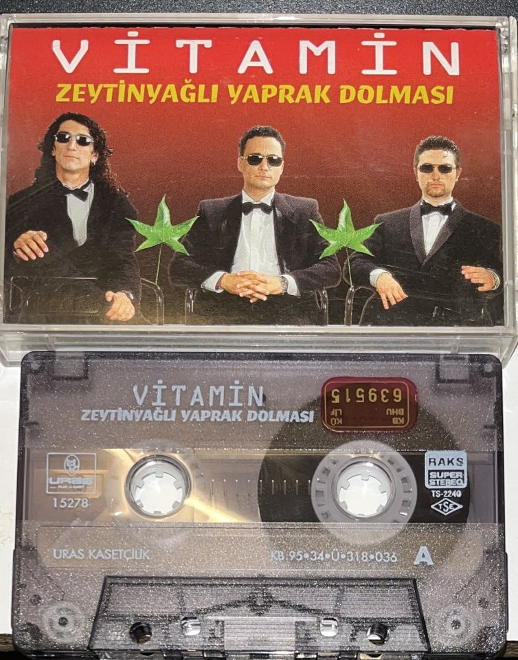 GRUP VİTAMİN - ZEYTİNYAĞLI YAPRAK DOLMASI  (1995) - KASET 2.EL