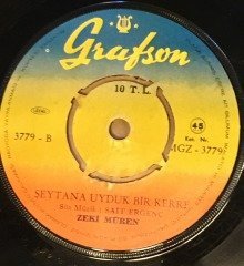 ZEKİ MÜREN - LEYLA MECNUN (ÇÖL ŞARKISI) / UNUTMADIM SENİ BEN 7'' 45 DEVİR