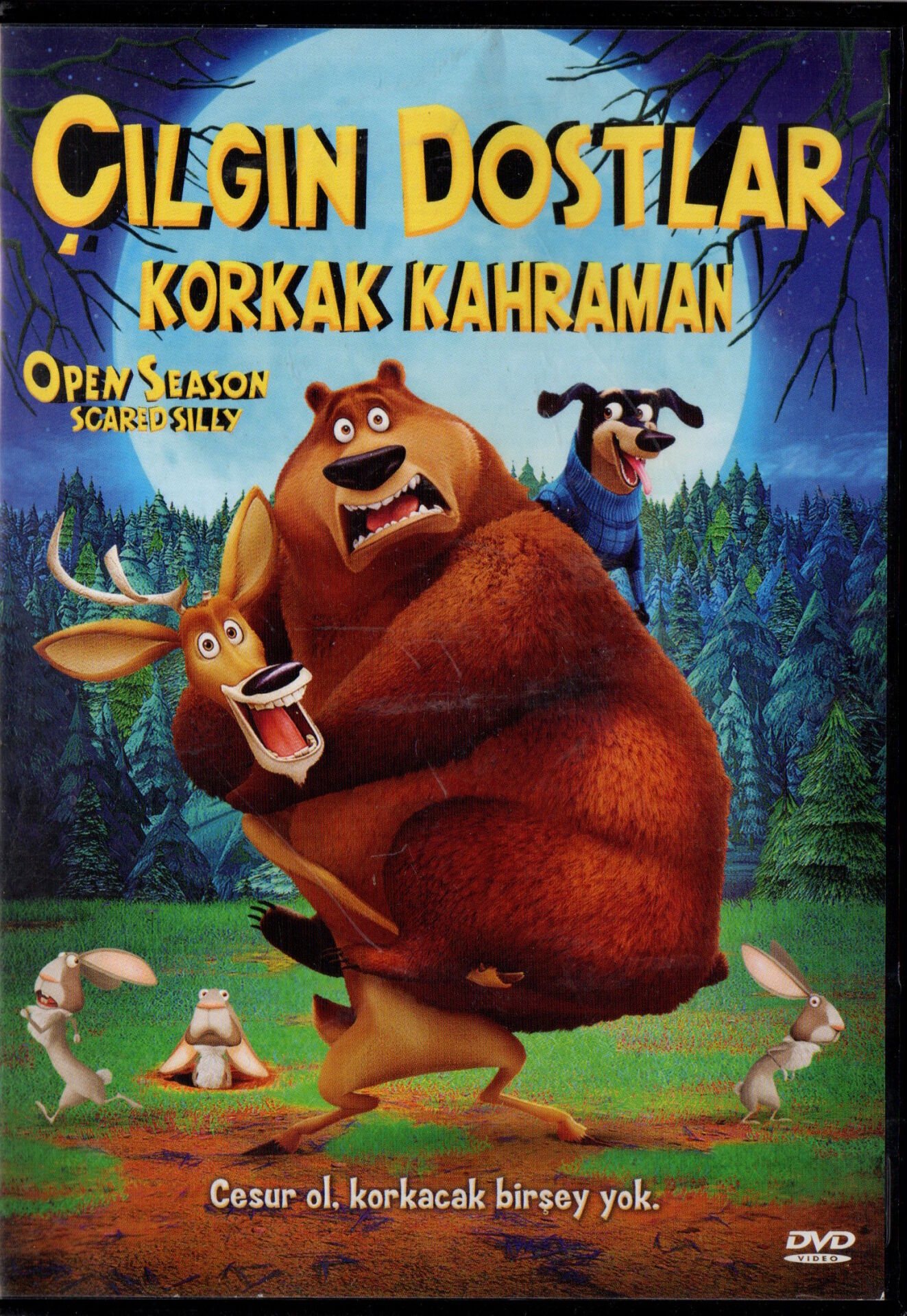 OPEN SEASON SCARED SILLY - ÇILGIN DOSTLAR KORKAK KAHRAMAN - ANİMASYON - DVD 2.EL