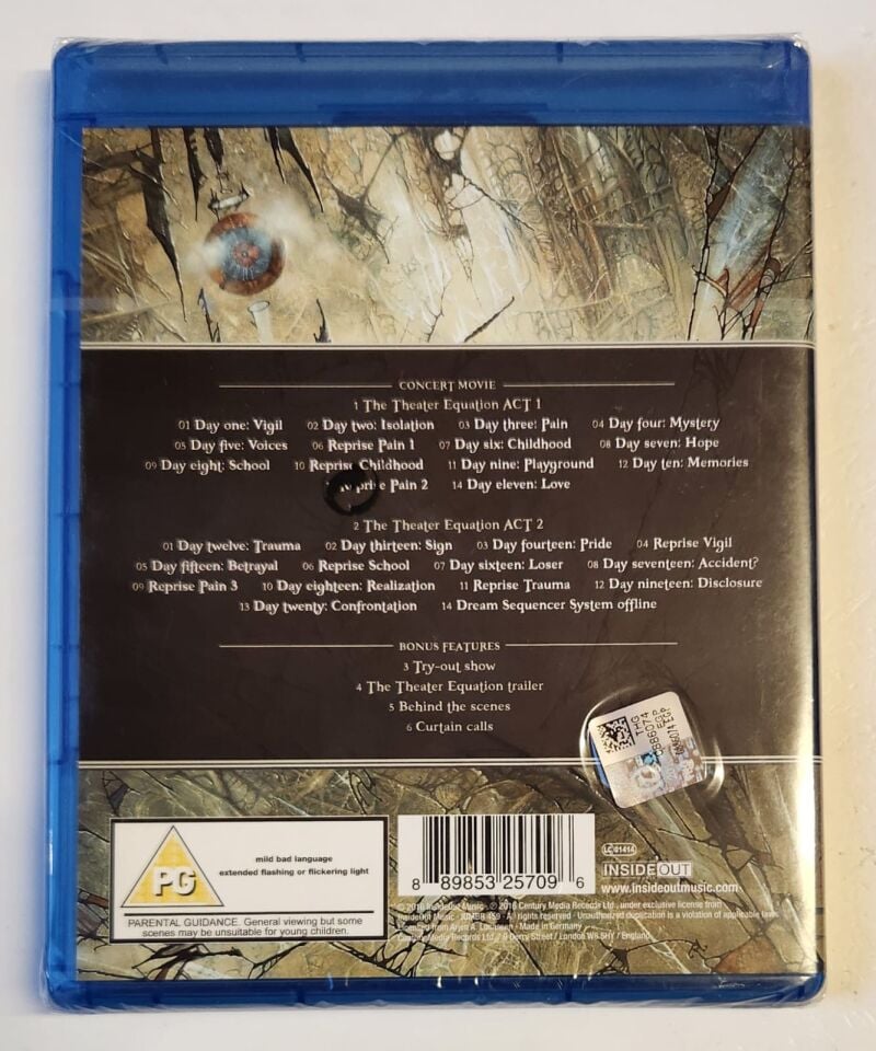 AYREON – THE THEATER EQUATION (2016)  - BLU-RAY AMBALAJINDA SIFIR