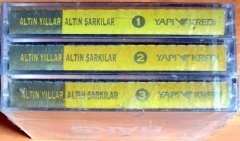 ALTIN YILLAR ALTIN ŞARKILAR / 1969-1994 1-2-3 (1995) - 3KASET YAPI KREDİ SIFIR