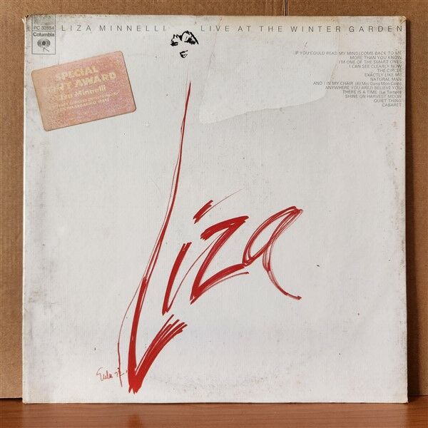 LIZA MINNELLI – LIVE AT THE WINTER GARDEN (1974) - LP DÖNEM BASKISI SIFIR PLAK