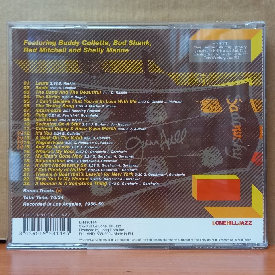 JIM HALL FEATURING BUDDY COLLETTE – THE UNRELEASED SESSIONS (2004) - CD 2.EL