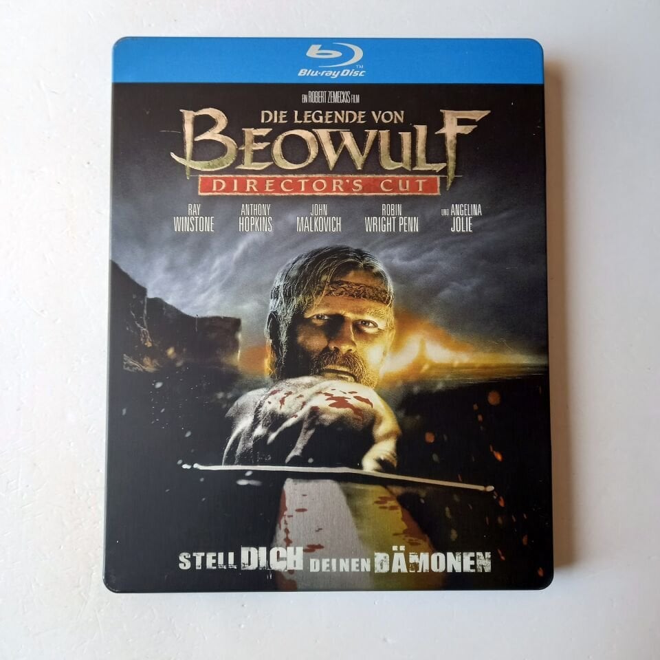 BEOWULF: DIRECTOR'S CUT - RAY WINSTONE, ANTHONY HOPKINS, ANGELINA JOLIE - YÖN.: ROBERT ZEMECKIS - BLU-RAY STEELBOOK METAL KUTU 2.EL
