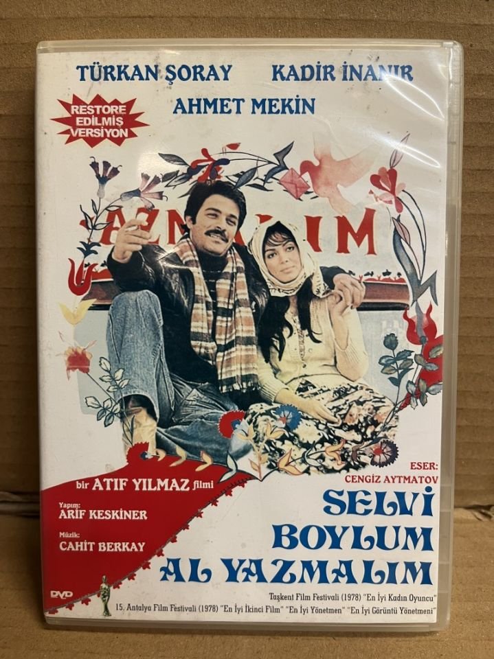 SELVİ BOYLUM AL YAZMALIM - KADİR İNANIR - TÜRKAN ŞORAY - ATIF YILMAZ - DVD 2.EL