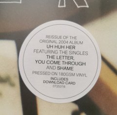 PJ HARVEY - UH HUH HER (2004) - LP 2021 EDITION SIFIR PLAK
