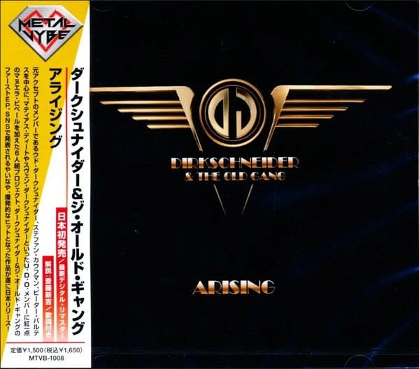 DIRKSCHNEIDER & THE OLD GANG – ARISING = アライジング (2023) - CD REMASTERED REISSUE JEWEL CASE AMBALAJINDA SIFIR