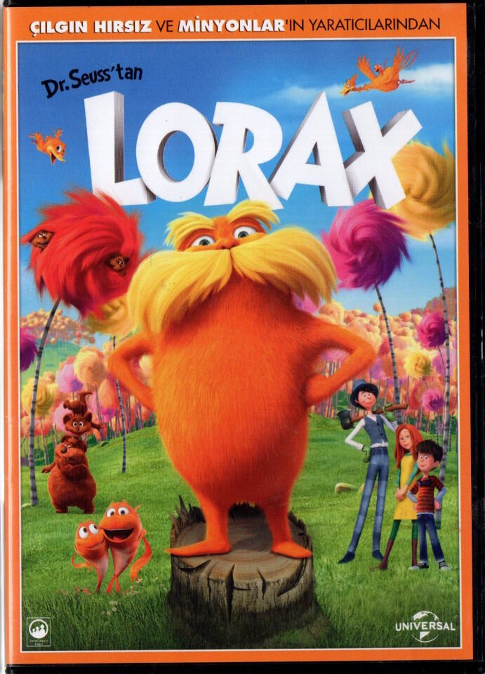 LORAX - DR. SEUSS - ANİMASYON - DVD 2.EL