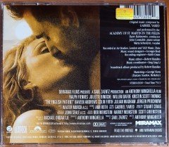 THE ENGLISH PATIENT SOUNDTRACK / GABRIEL YARED, ACADEMY OF ST. MARTIN IN THE FIELDS (1996) POLYDOR CD 2.EL