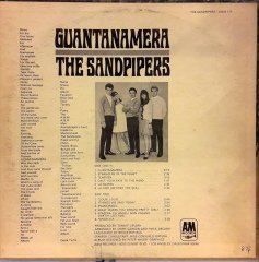 THE SANDPIPERS - GUANTANAMERA - PLAK 2.EL