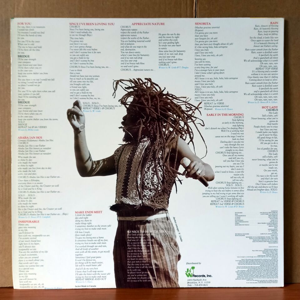 DENNIS BROWN – INSEPARABLE (1987) - LP 2.EL PLAK