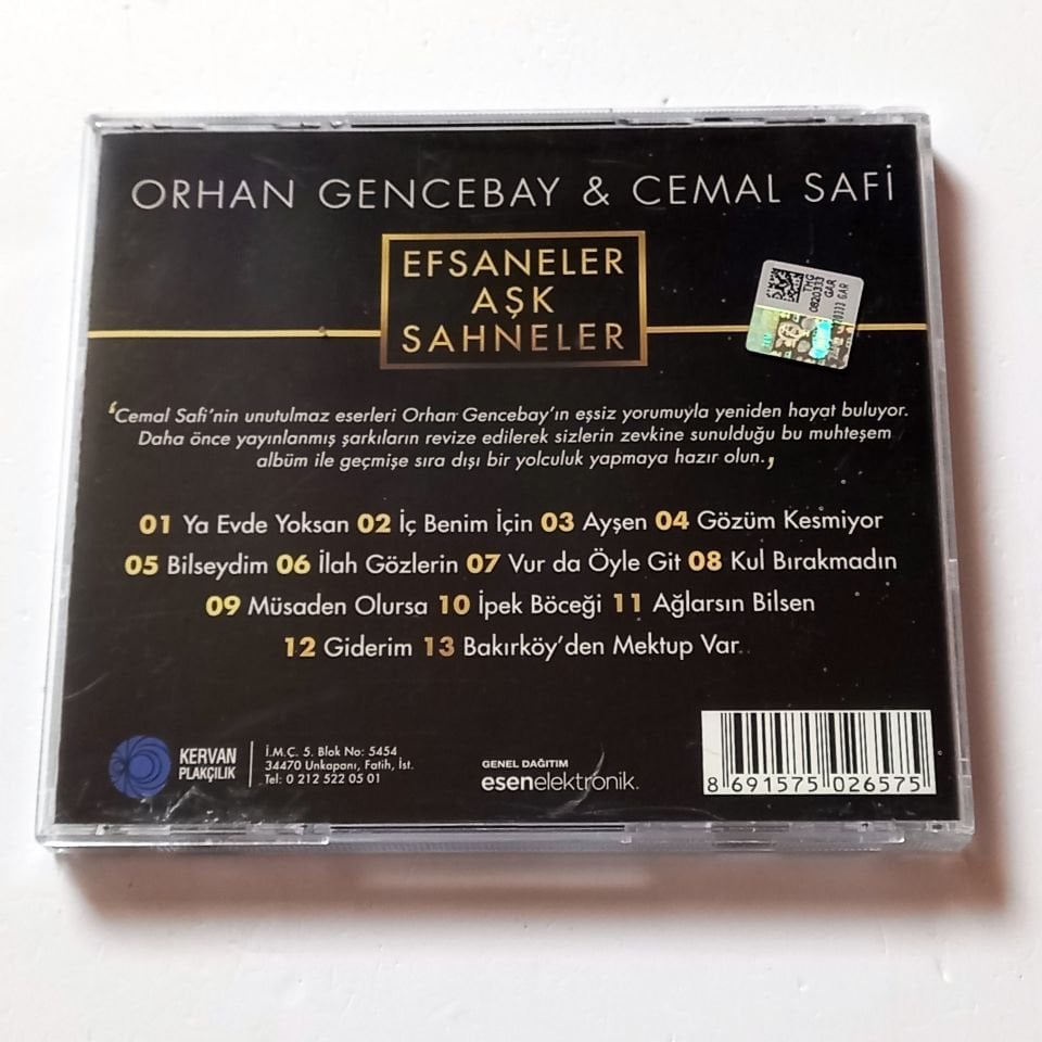 ORHAN GENCEBAY & CEMAL SAFİ - EFSANELER AŞK SAHNELER - CD 2.EL