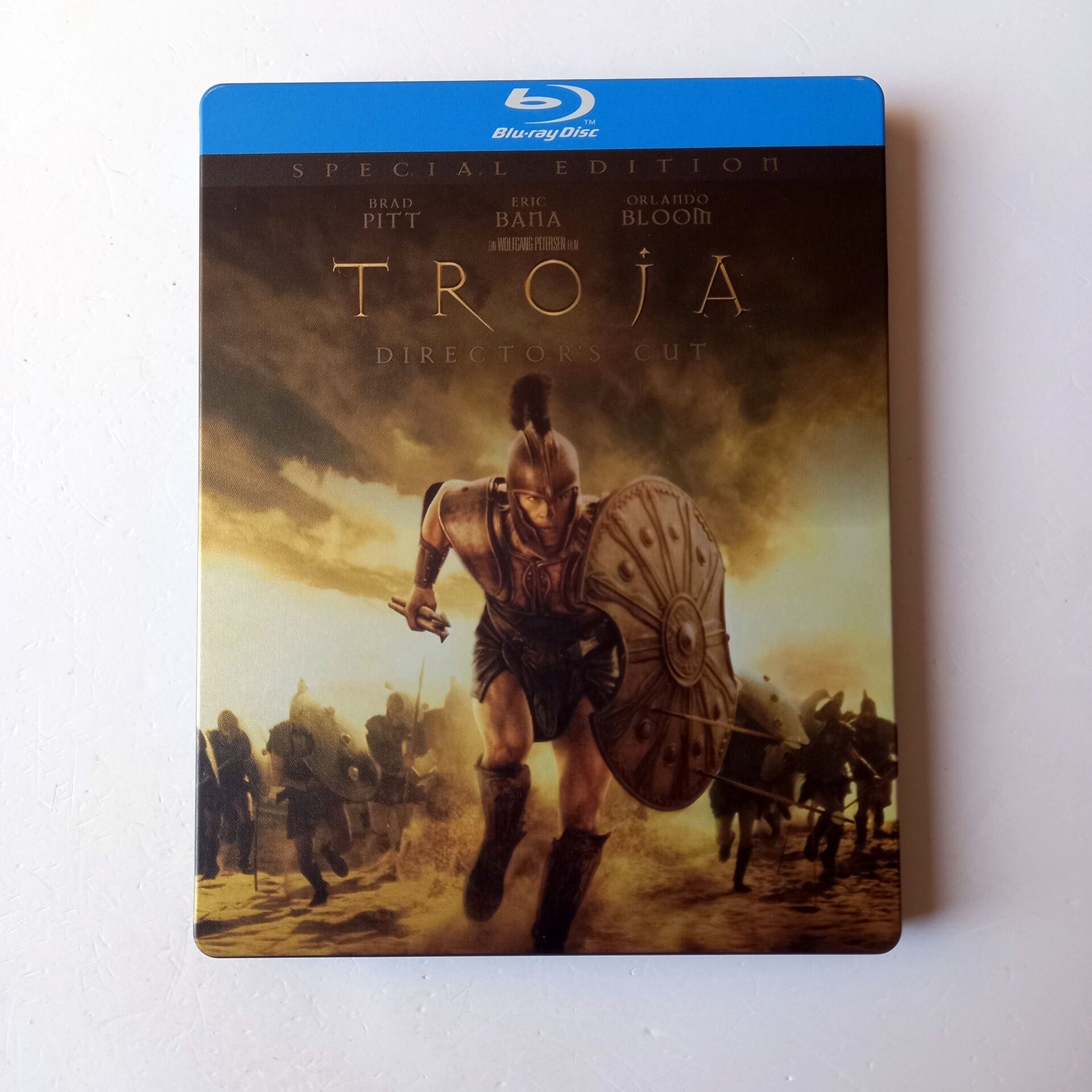 TROJA / TROY: DIRECTOR'S CUT - BRAD PITT, ERIC BANA, ORLANDO BLOOM - YÖN.: WOLFGANG PETERSEN - BLU-RAY STEELBOOK METAL KUTU 2.EL TÜRKÇE ALTYAZI YOKTUR